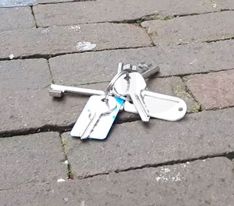 Verloren huissleutels van een inwoner uit Nuenen